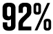 92%